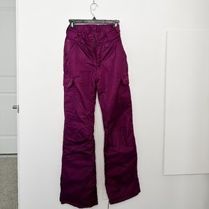 Purple Ski Snow Pants